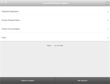 Tablet Screenshot of helpdesk.crosschecknet.com